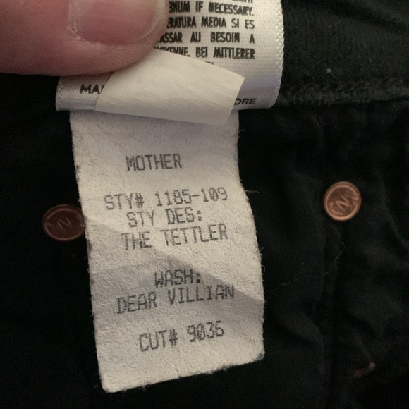 Mother denim,cropped flare, “the tattler”,  original mother .. xlnt condition - Picture 10 of 12